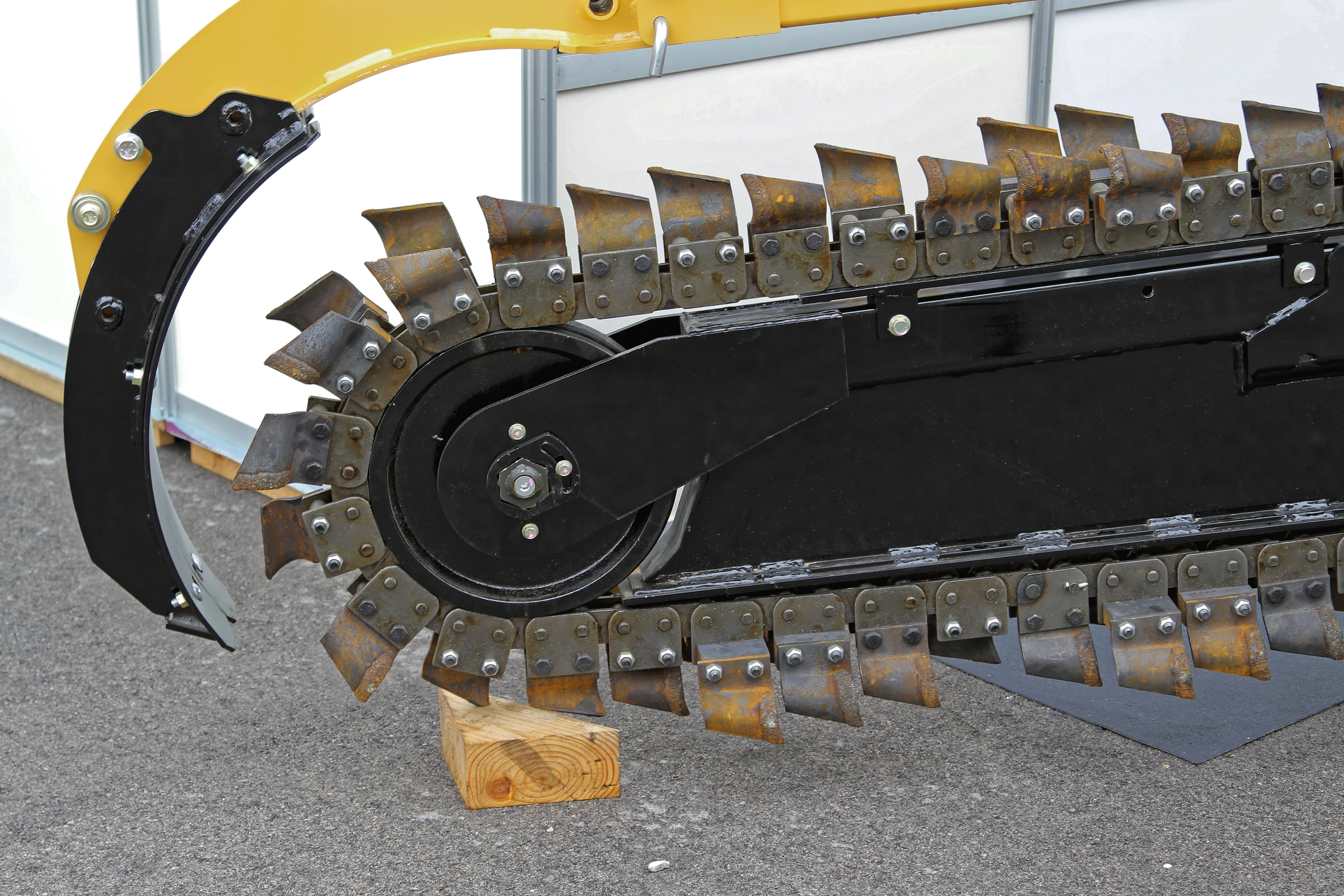Trenching equipment parts and trencher teeth